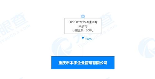 OPPO成立本手企業管理公司，注冊資本300萬深耕管理與咨詢領域